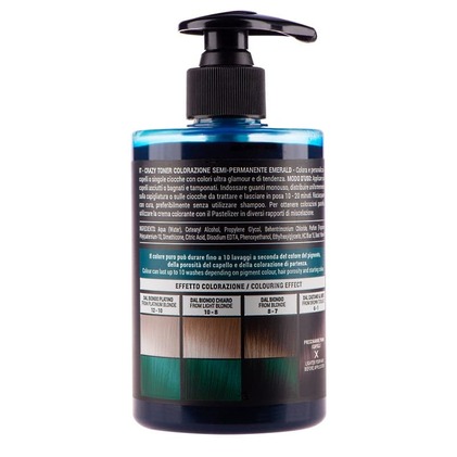 Тонуючий бальзам Black Crazy Toner СМАРАГДОВИЙ, 300мл - фото 1