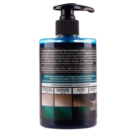 Тонуючий бальзам Black Crazy Toner СМАРАГДОВИЙ, 300мл - фото 2