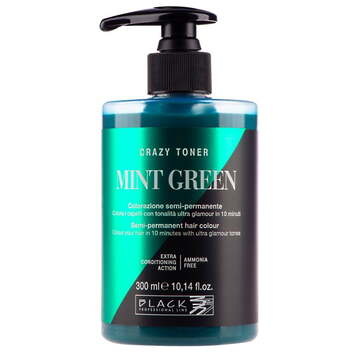 Тонуючий бальзам Black Crazy Toner,  ЗЕЛЕНА М'ЯТА, 300мл.