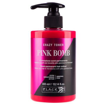 Тонуючий бальзам Black Crazy Toner РОЖЕВА БОМБА, 300мл