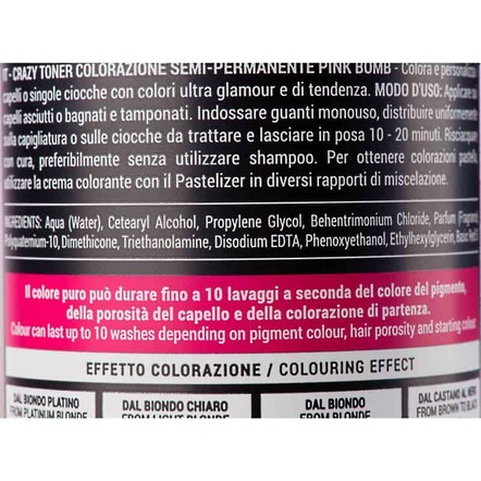 Тонуючий бальзам Black Crazy Toner РОЖЕВА БОМБА, 300мл - фото 4