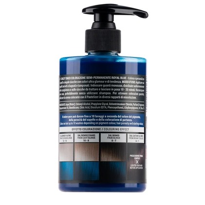 Тонуючий бальзам Black Crazy Toner КОРОЛІВСЬКИЙ СИНІЙ, 300мл - фото 1