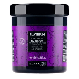 Антижелтая маска Black Platinum No Yellow mask с экстрактом миндаля, 1000мл