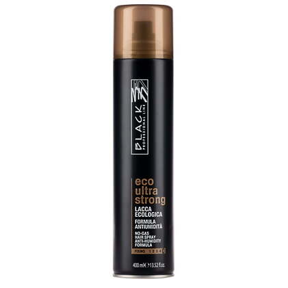 Лак без газу ультра сильної фіксації Black Eco Ultra Strong, 400мл - фото 1