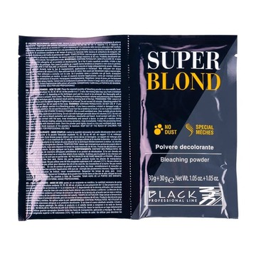 Синя освітлююча пудра Black в сашетах, 30+30гр.