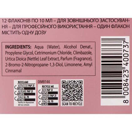 Ампули проти лупи Black Anti-Dandruff, 12х10мл - фото 1